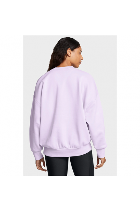 Γυναικεία Φούτερ Μώβ Under Armour-Rival Fleece Wordmarkos Crew(1386513-535)